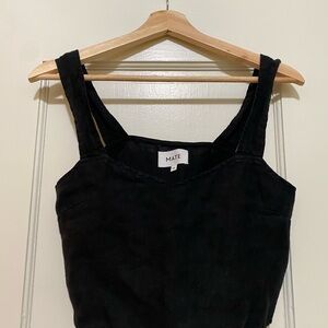 MATE the Label Black Camisole Top